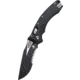 Microtech Amphibian Ram-Lok Black P/S G-10 3.875in Folding Knife, Black, 137RL-2FLGTBK