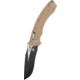 Microtech Amphibian Ram-Lok Black STD G-10 3.875in Folding Knife, Tan, 137RL-1FLGTTA