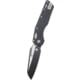 Microtech MSI Black SE STD Fluted G-10 3.88in Folding Knife, Black, 210-1FLGTBK
