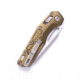 Microtech MSI S/E Apocalyptic Standard Frag Aluminum 3.88in Folding Knife, Od Green, 210-10APFROD