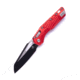 Microtech MSI S/E Black Standard Aluminum Frag 3.88in Folding Knife, Red, 210-1FRRD