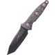 Microtech Socom Alpha Mini T/E Black DLC Carbon Fiber Signature Series 3.75in Fixed Knife, Black, 114M-1DLCCFS