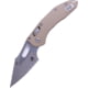 Microtech Stitch Ram-Lok Apocalyptic Fluted G-10 Cover Part Serrate 3.71in Folding Knife, Tan, 169RL-11APFLGTTA