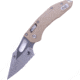 Microtech Stitch S/E Ram - Lok Fluted G-10 Part Serrate 3.71in Folding Knife, Tan, 169RL-11FLGTTA