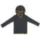 Milk X Whiskey TUMBLER Grid Fleece Hoodie - Toddler, Charcoal, 2T, mxwcutgfc2t
