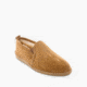 Minnetonka Twin Gore Sheepskin Slippers - Mens, Tan, 13, 3731-255-13