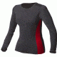 Minus33 Ossipee  Midweight Wool Crew, Black / True Red, X-Large 804BLKTRXL
