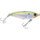 Mirrolure MirrOdine Mini Suspending Twitchbait, 2 1/4", 3/16 oz, 3-D Eyes, Chartreuse Back/Pearl Belly/Silver, 14MR-CFPR