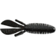 Missile Baits Baby D Bomb Soft Bait, 7, 3.65in, Black Red Flake, MBBD365-BLKR