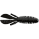 Missile Baits Baby D Bomb Soft Bait, 7, 3.65in, Black Red Flake, MBBD365-BLKR