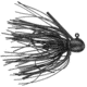 Missile Baits Ikes Micro Jig, 3/16oz, Straight Black, MJMJ316-SBLK