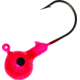Mister Twister Round Jighead, 2/0 Hook, Pink, 1/4oz, 4/per Pack, RJH14-4-6