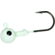 Mister Twister Round Jighead, 2/0 Hook, White, 1/4oz, 4/per Pack, RJH14-4-1