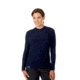 Demo, Mammut Alvra Midlayer Pullover - Women's, Small, Marine Melange, 1014-00270-5784-113