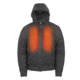 Mobile Warming 7.4V Heated Full Zip Hoodie Sweatshirt - Mens, Dark Gray, Medium, MWMJ18220320