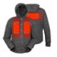 Mobile Warming 7.4V Heated Shift Hoodie - Mens, Gray, Extra Large, MWMJ19220520