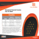 Mobile Warming Premium Bluetooth Heated Insoles, Black, Large, MWUS09010421