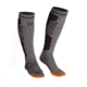 Mobile Warming Standard Socks, Grey/Black, Large, MW19A11-17-15