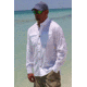 Mojo Sportswear Company Mr. Big Performance Vented Shirt Long Sleeve - Mens, White Caps, 2XL, WHTCP - XXL - MBPRFVS