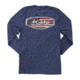 Mojo Sportswear Company Patriot Crest Tee LS - Mens, Nautical Navy, Medium, NTCN - M - MPCT LS