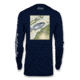 Mojo Sportswear Company Striper Sea Chart Wireman X Shirt - Mens, Nautical Navy, Medium, NTCN - M - SSCWRMNX