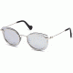 Moncler ML0017 Sunglasses - Shiny Palladium Frame Color, Smoke Mirror Lens Color