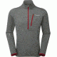 Montane Power Up Pull-On - Men's-Stratus Grey/Alpine Red-Small