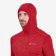 Montane Protium Lite Hooded Pull On Fleece - Men's, Extra Large, Acer Red, MPRLHACRX15