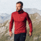 Montane Protium Lite Hooded Pull On Fleece - Men's, Extra Large, Acer Red, MPRLHACRX15