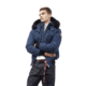 Moose Knuckles Ballistic Bomber - Men's, Jasper Blue/Black Fox, Extra Large, MK2000-MB-455-XL