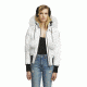 Moose Knuckles Debbie Bomber Jacket - Women's, Snow White, Medium, MK2002LB-150-M