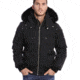 Moose Knuckles Ballistic Bomber - Men's-Black/Black Fur-Medium