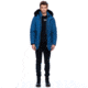 Moose Knuckles Stirling Parka Men's, Chambray Blue / Black Fur, L, MK4661MP-525-L