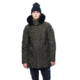 Moose Knuckles Stirling Parka - Mens, Army/Black Fur, Extra Large, MK4661MP-775-XL