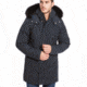 Moose Knuckles Stirling Parka - Mens-Navy/Black Fur-X-Small