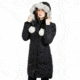 Moose Knuckles Stirling Parka - Women's-Black/White Fur-X-Small