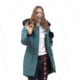 Moose Knuckles Stirling Parka - Womens, Green Ash/Black Fur, Small, MK2003LP-740-S