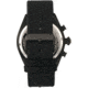 Morphic M53 Series Chronograph Fiber-Weaved Leather-Band Watch w/Date, Black, One Size, MPH5305