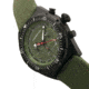 Morphic Mens M53 Series Leather-Band Watch, Olive, MPH5306