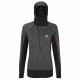 Mountain Equipment Eclipse Hooded Zip Tee - Womens-Shadow/Black-10