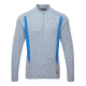 Mountain Equipment Ignis LS Zip Tee - Mens, Nimbus/Light Ocean, Large ME-003279-01432-L-DEMO