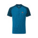Mountain Equipment Nava Short Sleeve Zip T - Mens, Mykonos/Majolica, Large, 01680 Myk/MajL