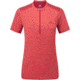 Mountain Equipment Nava Short Sleeve Zip T - Womens, Hibiscus/Capsicum, 14, ME-006653HC-14