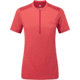 Mountain Equipment Nava Short Sleeve Zip T - Womens, Hibiscus/Capsicum, 14, ME-006653HC-14