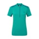 Mountain Equipment Nava Short Sleeve Zip T - Womens, Jade/Spruce, S, ME-006653Me-01825 Jade/Spruce-S