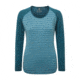Mountain Equipment Redline Long Sleeve Tee - Womens, Alto Stripe/Majolica, 12, 01721 AltoStr/Maj12
