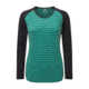 Mountain Equipment Redline Long Sleeve Tee - Womens, Spruce Stripe/Cosmos, 10, 01561Cosmos10