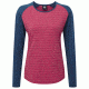 Mountain Equipment Redline  LS Tee - Womens, Poppy Stripe/Marine, 14 ME-001637  Poppy Stripe/Marine 14 NA