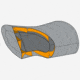 Mountain Equipment Snowline Down Sleeping Bag, Marmalade, Regular, ME-003499-ME-01294-LZ