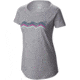 Abstract Mountain Short Sleeve T - Womens-Heather Grey-X-Small